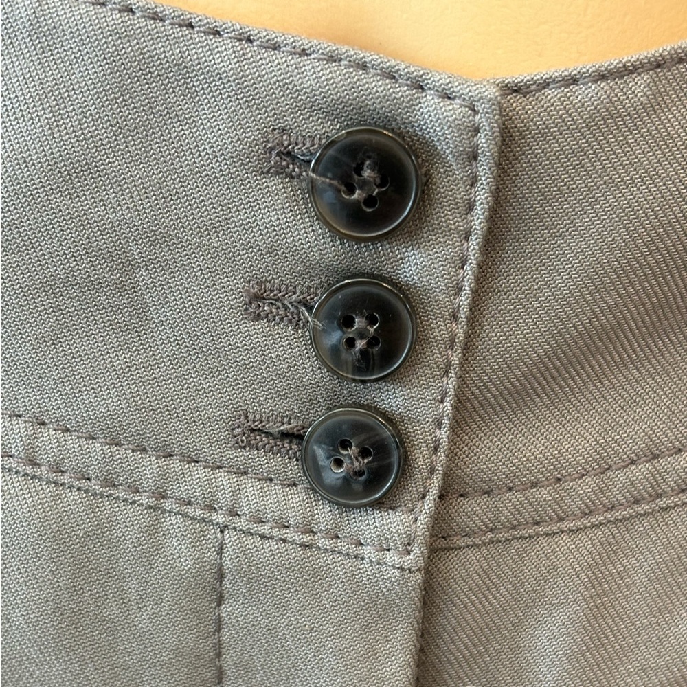 Marc Aurel Gray Stitch Detail Pants - Picture 12 of 13